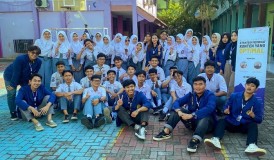 Mahasiswa Ilkom USM Latih Siswa SMKN 8 Semarang Strategi Pemasaran Digital