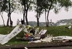 Dugaan Sementara Pesawat Jatuh di BSD City Serpong Karena Faktor Cuaca Buruk
