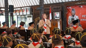 Bupati Tiwi Ingin Kontingen Pesta Siaga dan Lomba Pramuka Garuda Tunjukkan Performa Terbaik