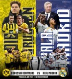 Jadwal Final Champions League : Borussia Dortmund Vs Real Madrid, Cinderella Story Bisa Terjadi Untuk Dortmund ?