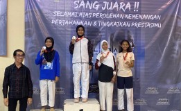 Liga Taekwondo Cadet Piala Rektor USM, Kota Semarang Sabet Lima Medali Emas