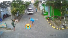 Viral Video Rekaman CCTV Bocah Tertabrak dan Terlindas Fortuner Hingga Sebabkan Kematian 