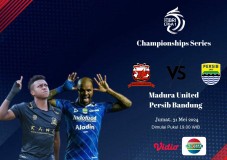LINK Live Streaming FINAL Championships series BRI Liga 1 2023/2024 : Madura United vs Persib Bandung, Malam ini