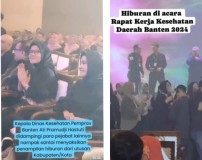 Viral Pejabat dan ASN Dinkes Banten Joget Dangdut di Hotel Berbintang, Warganet: Oh jadi Begini Trik Hamburin Duit Rakyat