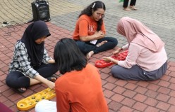 Mahasiswa Fakultas Ilmua Komunikasi USM Kampanyekan Nusantara Bermain