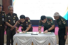 Kejati Banten dan Komando Resor Militer 064/Maulana Yusuf, MoU Masalah Hukum Bidang Perdata dan Tata Usaha Negara