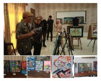 Pemeran Lukisan Lampung Bahagia 2024 di Nuwono Tasya Guesthouse