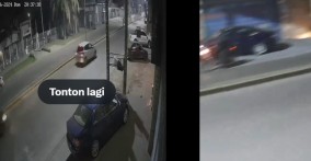 Viral! Video Kecelakaan Pengendara Motor Tabrak Tiang Sampai Tubuh Terbelah Dua