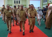 Pj. Gubernur Lampung Tinjau Pelaksanaan Penerimaan Peserta Didik Baru di SMAN 2 Bandar Lampung.