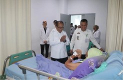 Pj. Gubernur Lampung Tinjau Rumah Sakit Umun Daerah Dr. H. Abdul Moeloek.