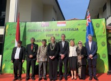 Delegasi Pengadilan Australia Kunjungi Pengadilan Negeri Bandung