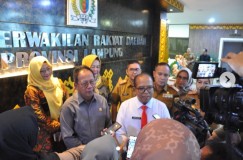 - Pj. Gubernur Lampung Kunjungan Kerja ke DPRD Provinsi Lampung.