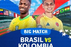 LINK Live Streaming Copa America 2024 : Brasil vs Kolombia, Sedang Berlangsung! 