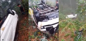 Mobil Avansa Terguling-guling Belasan Kali Masuk Jurang di Tegalombo Pacitan, Begini Kondisi Pengemudinya