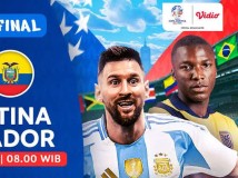 LINK Live Streaming Quarter Final Copa America 2024 : Argentina vs Ekuador, Sedang Berlangsung! 