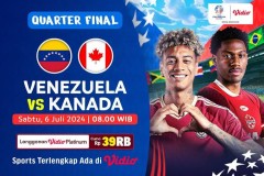 Link live Streaming Perempat Final Copa America 2024 : Venezuela vs Kanada, Sedang Berlangsung! 