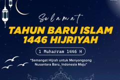 10 Contoh Ucapan Selamat Tahun Baru Islam 1446 H Penuh Doa dan Menyentuh Hati