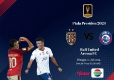 Link Live Streaming Piala Presiden 2024 : Bali United vs Arema FC, Sedang Berlangsung! 