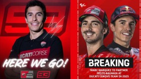 Bersama Ducati Lenovo, Marc Marquez Akan Gaji Diatas Pecco Bagnaia Untuk Musim MotoGP 2025 Nanti !