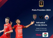 Link Live Streaming Piala Presiden 2024 : Bali United vs Persija Jakarta, Sedang Berlangsung! 