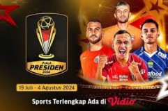 Jadwal Semifinal Piala Presiden 2024: Ada Duel Oren Borneo vs Persija dan Arema FC akan Lawan Persis Solo 