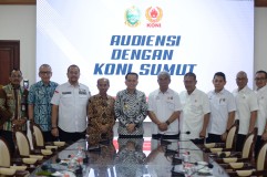 Persiapan PON XXI, Pj. Gubernur Agus Fatoni Minta Koni dan Dispora Prov. Sumut Pantau Perkembangan Atlet