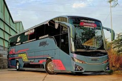 Karoseri K3 Semarang Keluarkan Bus Baru, Titanium Bus yang Sporty dan Futuristik