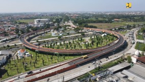 Konstruksi Tuntas, Flyover Djuanda Urai Kemacetan Bundaran Aloha Menuju Bandara Juanda Sidoarjo