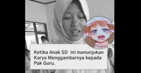 Viral Anak SD Sudah Jago Gambar Anime Dengan Sempurna, Wibu Bukan Sembarang Wibu 