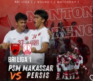 Jadwal dan Link Live Streaming BRI Liga 1 2024-2025 : PSM Makassar vs Persis solo