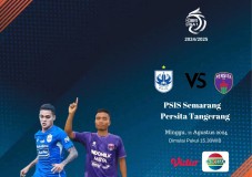 Jadwal dan Link Live Streaming BRI Liga 1 2024/2025 : PSIS Semarang vs Persita Tangerang