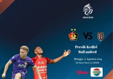 Link Live Streaming BRI Liga 1 2024-2025 : Persik Kediri vs Bali United, Sore ini