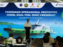 Komitmen Turunkan Emisi Karbon, Menhub Dukung Proyek Konversi Kapal Berbahan Bakar Solar menjadi Diesel Dual Fuel