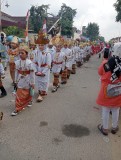 Pawai Budaya Di Lampung Timur Meriahkan HUT RI 2024.