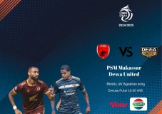 Link Live Streaming BRI Liga 1 2024 - 2025 : PSM Makassar vs Dewa United, Sedang Berlangsung! 