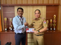 BPKAD Mesuji Terima KKPD Dari Bank Lampung.