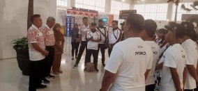 KONI Lepas Atlet Muaythai dan Balap Sepeda Jateng ke PON 2024, Sudarsono: Jangan Remehkan Lawan!