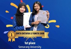 Sinta Oktafia dan Yunita Sari Juarai Lomba Poster Internasional USM