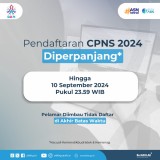 Pendaftaran CPNS Diperpanjang Hingga 10 September 2024, Pelamar Diimbau Tidak Daftar di Akhir Batas Waktu