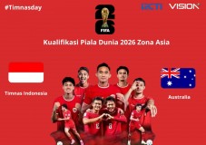 Prediksi Susunan Pemain, Jadwal dan Link Live Streaming Timnas Indonesia vs Australia