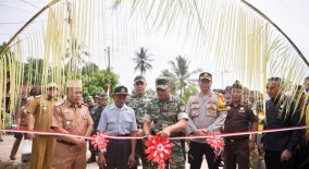 Bupati Dendi Resmikan Jalan Karya Bhakti TNI di Lumbirejo Negerikaton