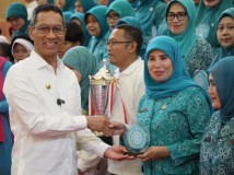 Jaktim Raih Pengelola RPTRA Terbaik, Jakbar Sabet Juara Umum Lomba PKK Tingkat Provinsi