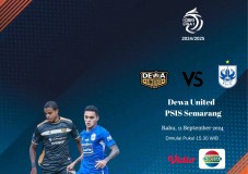 Link Live Streaming BRI Liga 1 2024-2025 : Dewa United vs PSIS Semarang, Sedang Berlangsung! 