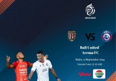 Link Live Streaming BRI Liga 1 2024-2025 : Bali United vs Arema FC, Sedang Berlangsung