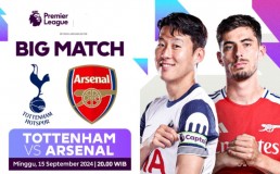 Jadwal dan Live Streaming Liga Inggris: Tottenham vs Arsenal, Derby London di Malam Hari !