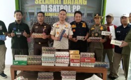 Satpol PP Rembang Sita 20 Ribu Lebih Batang Rokok Ilegal