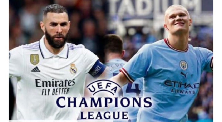 Benzema dan Haaland, akan memperkuat Real Madrid vs Manchester City di semifinal Liga Champions.