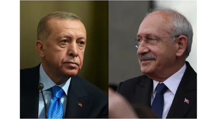Presiden Recep Tayyip Erdogan dan Kemal  Kilicdaroglu