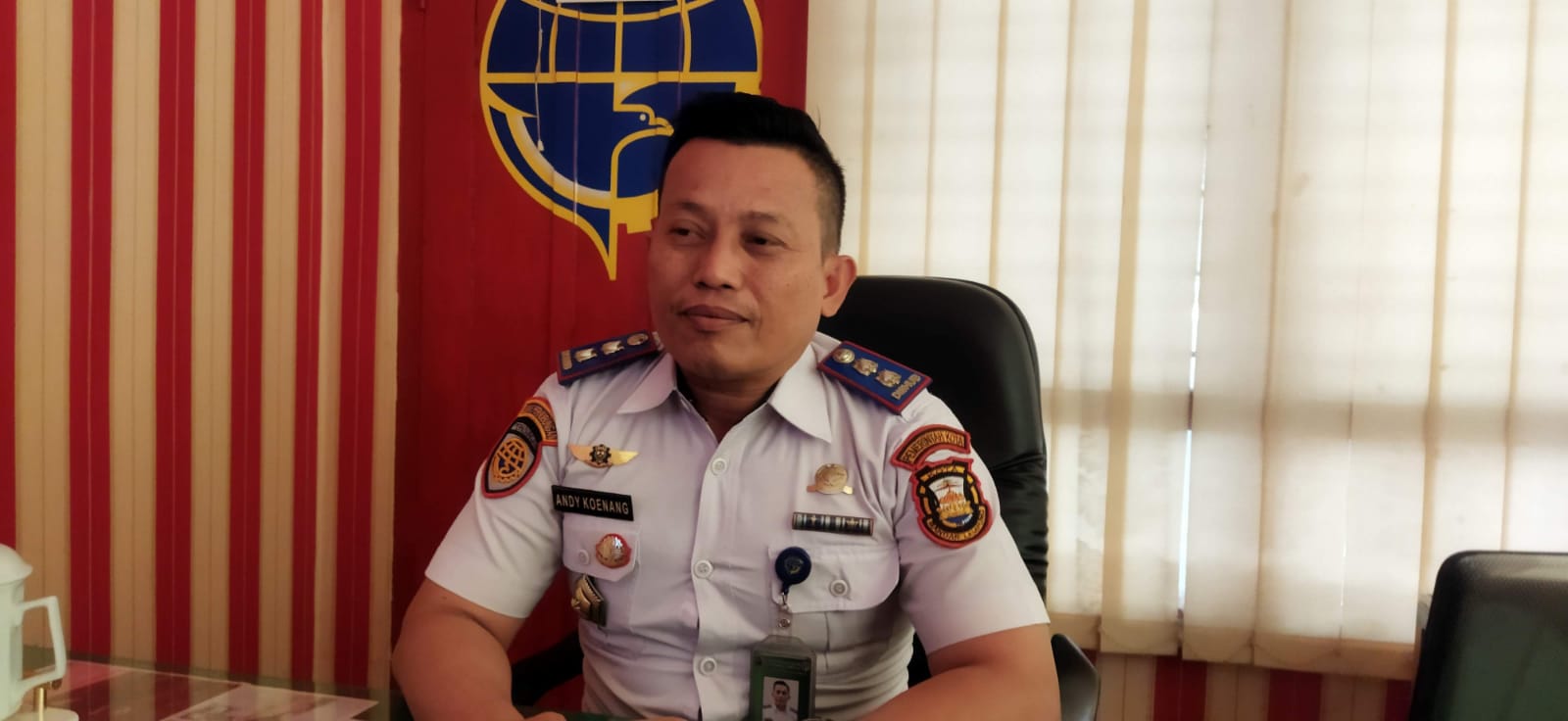 Kepala UPTD KIR Kota Bandarlampung Andy Koenang 