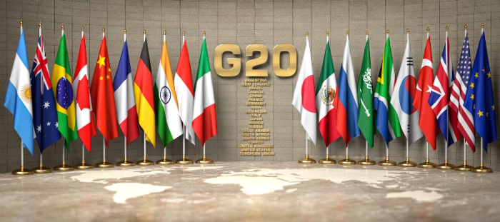 Bendera negara anggota G20.